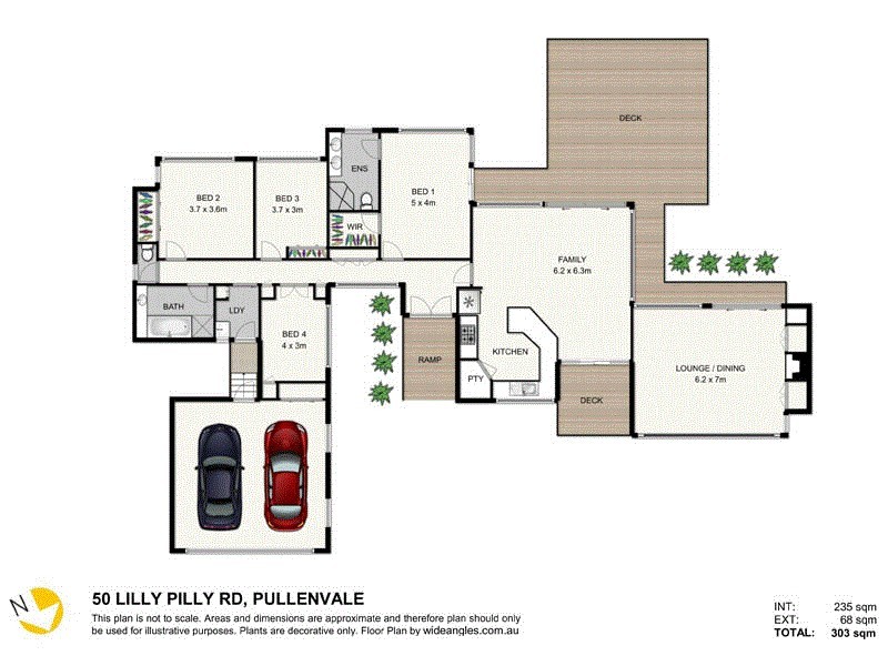 50 Lilly Pilly Rd, Pullenvale QLD 4069 Floorplan