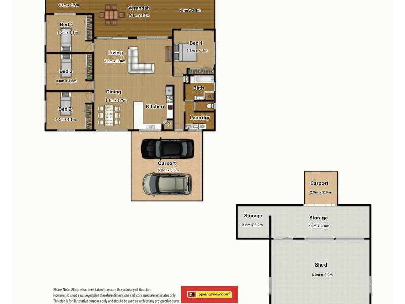 Topaz QLD 4885 Floorplan