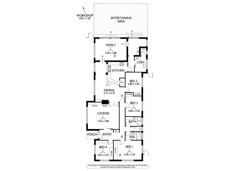 4 Bandon Terrace, Kingston Park SA 5049 Floorplan
