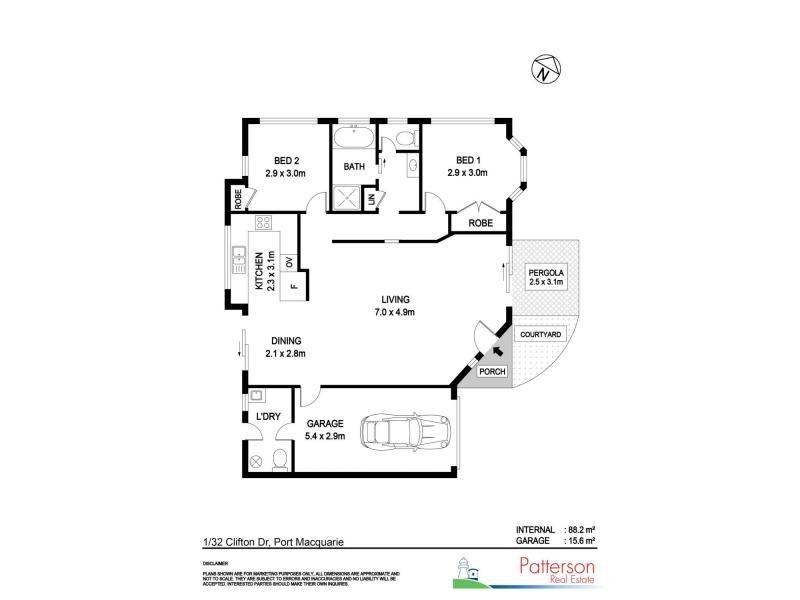 Villa 1/32 Clifton Drive, Clifton, Port Macquarie NSW 2444