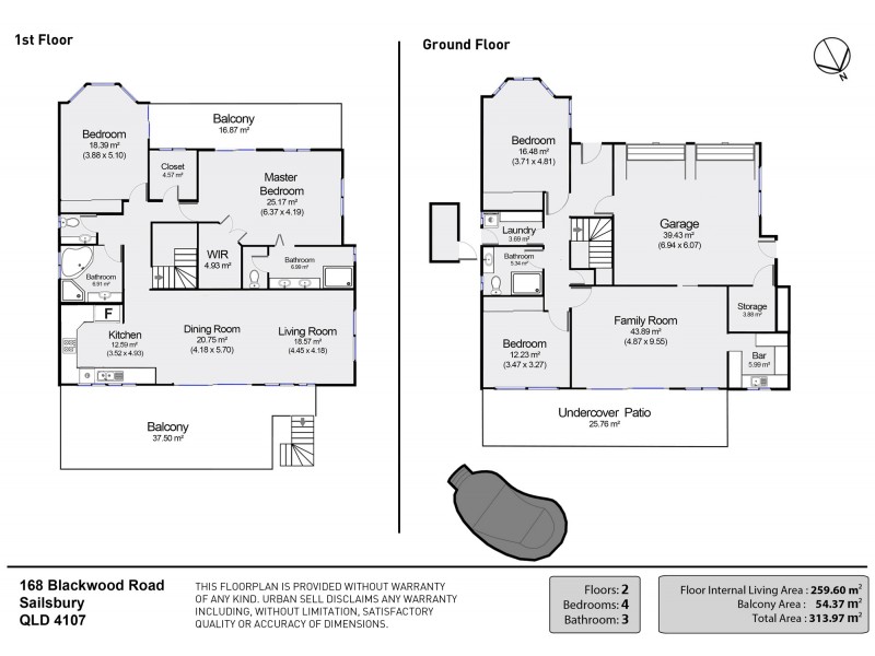 168 Blackwood Rd, Salisbury QLD 4107 Floorplan