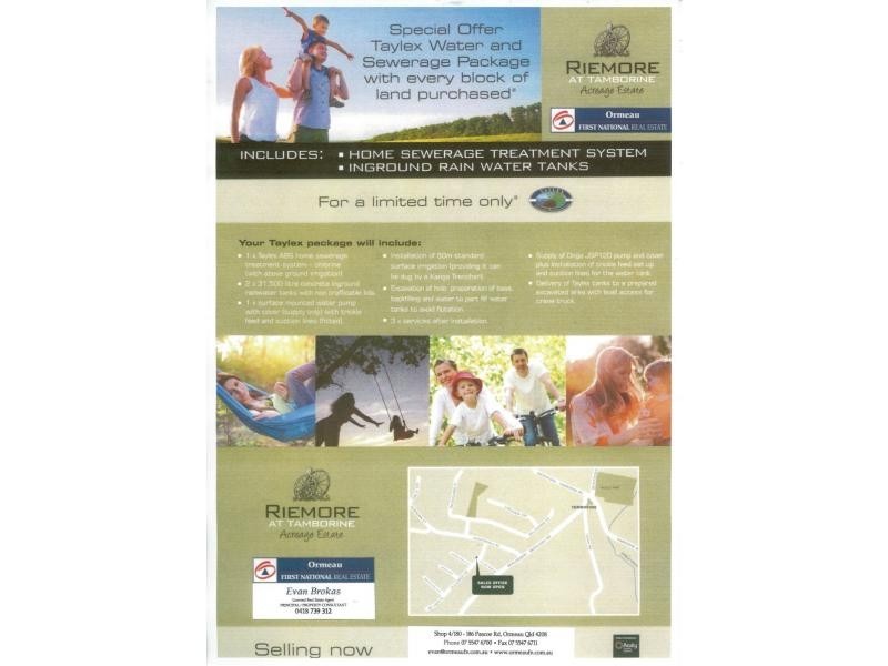 Lot 57 Lochview Court, Riemore At Tamborine, Tamborine QLD 4270