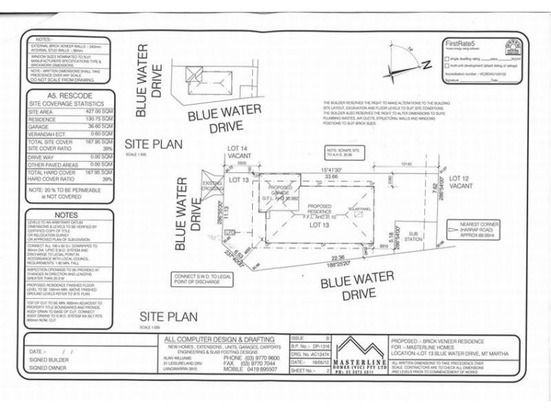 lot 13 Blue Water Drive, The Oasis, Mount Martha VIC 3934