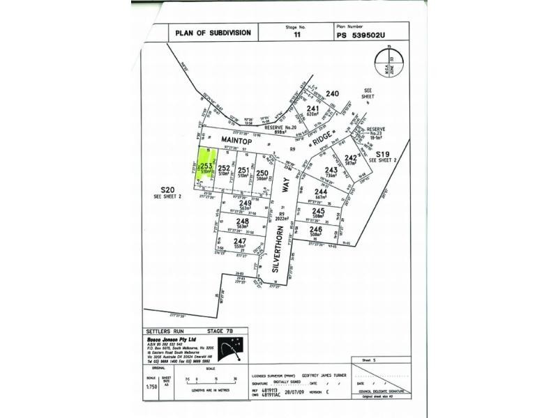 Lot 253 Maintop Ridge , Settlers Run, Cranbourne VIC 3977