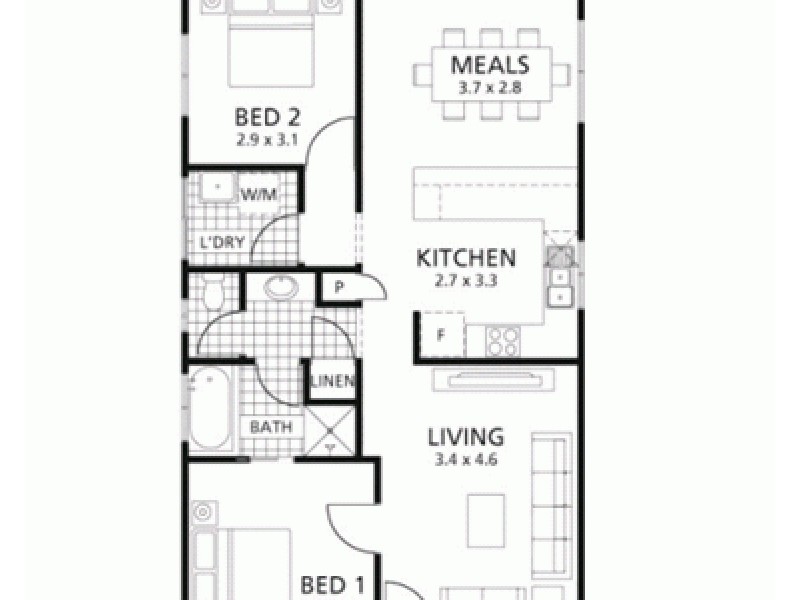 26 Houghton Street, Jamestown SA 5491 Floorplan