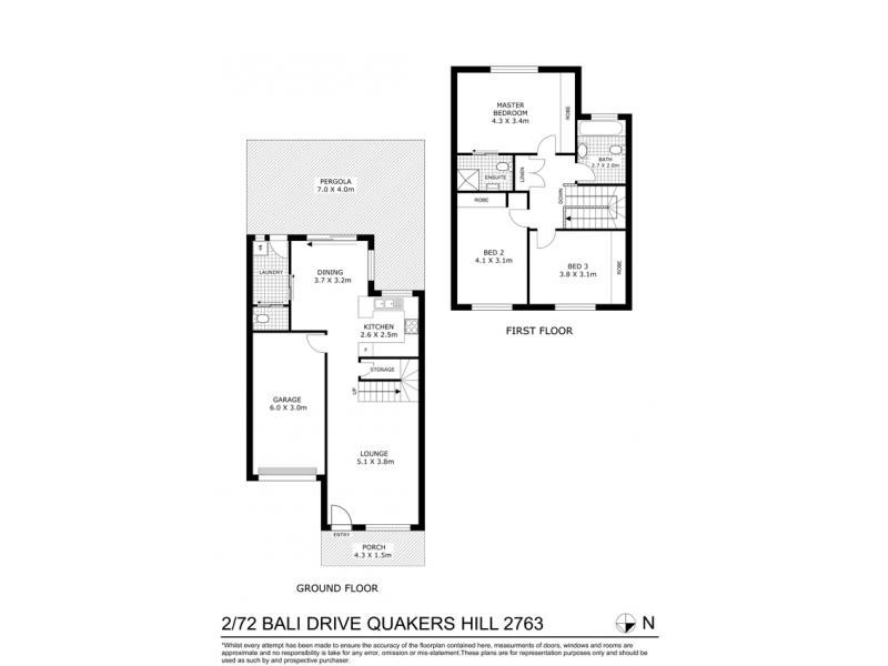 2/72 Bali Drive, Quakers Hill NSW 2763
