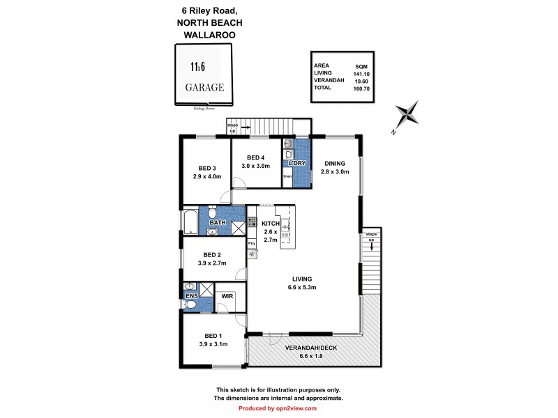 6 Riley Rd, North Beach SA 5556 Floorplan
