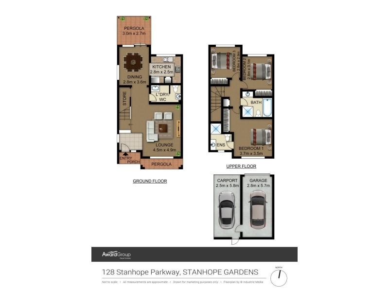 128 Stanhope (quiet Vehicle Access Via Rear Lane) Parkway, Stanhope Gardens NSW 2768