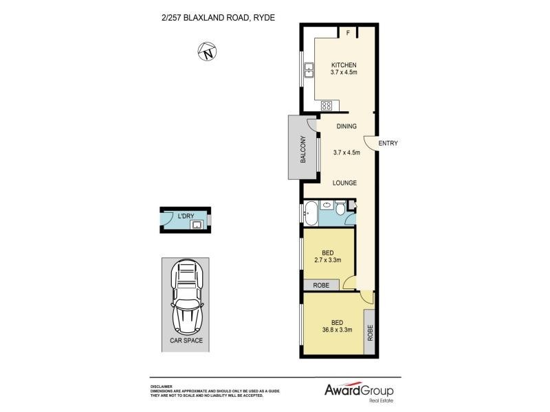 2/257 Blaxland (NOT Overlooking Blaxland Rd) Road, Ryde NSW 2112