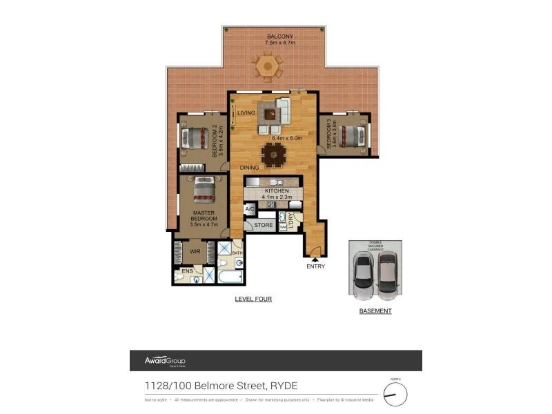 1128/100 Belmore (Penthouse Apartment) Street, Ryde NSW 2112