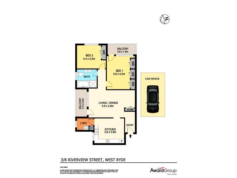 3/8 Riverview Street, West Ryde NSW 2114