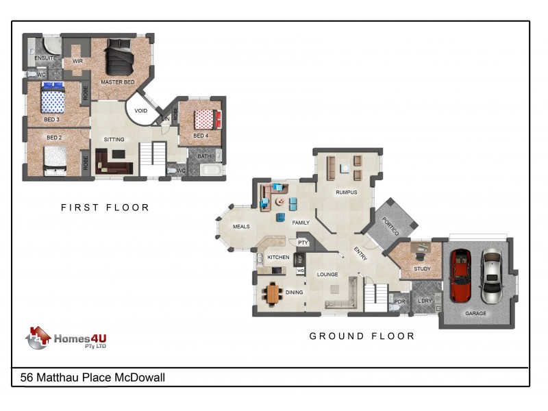56 Matthau Place, Mcdowall QLD 4053 Floorplan