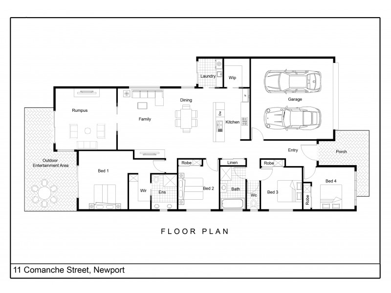 11 Comanche St, Newport QLD 4020 Floorplan