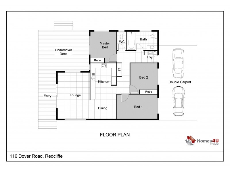 116 Dover Rd, Redcliffe QLD 4020 Floorplan