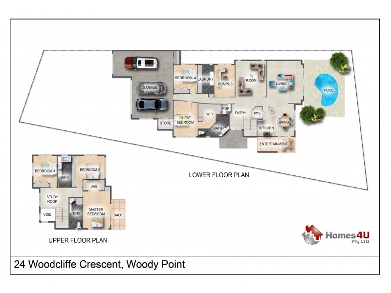 24 Woodcliffe Cres, Woody Point QLD 4019 Floorplan