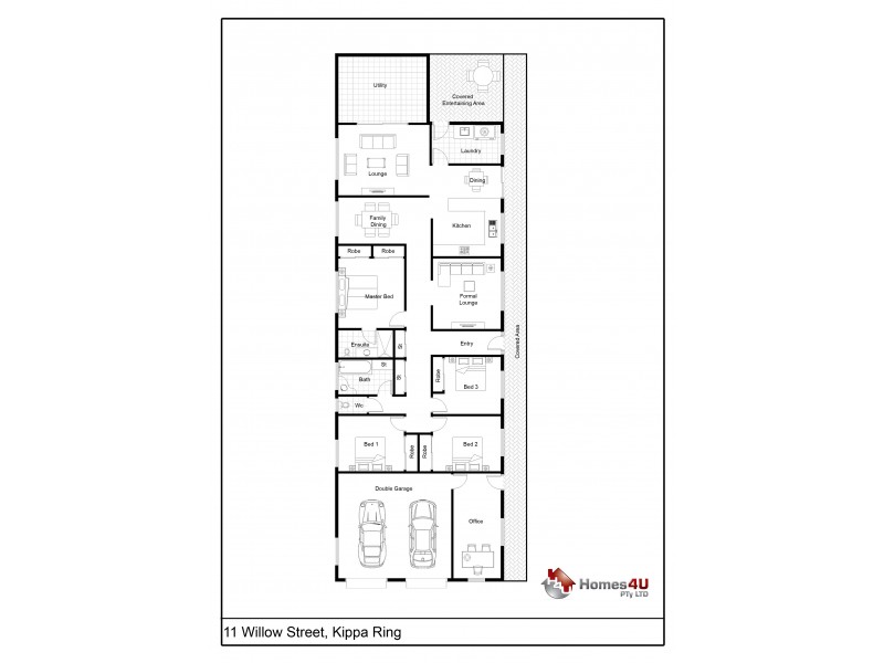 11 Willow St, Kippa-ring QLD 4021 Floorplan