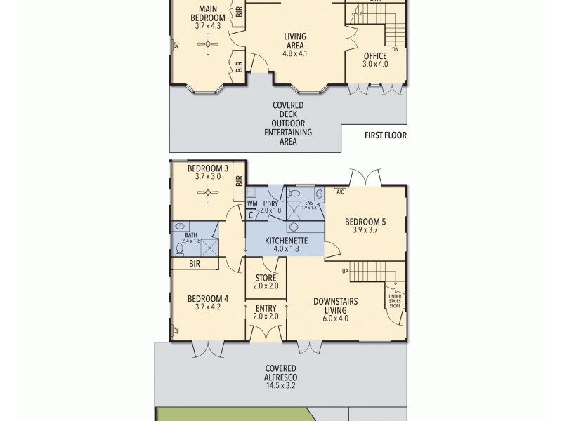 21 Thurecht Pde, Scarborough QLD 4020 Floorplan