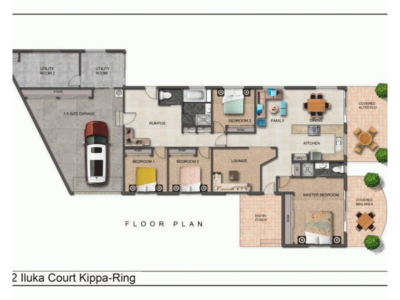 12 Iluka Ct, Kippa-ring QLD 4021 Floorplan
