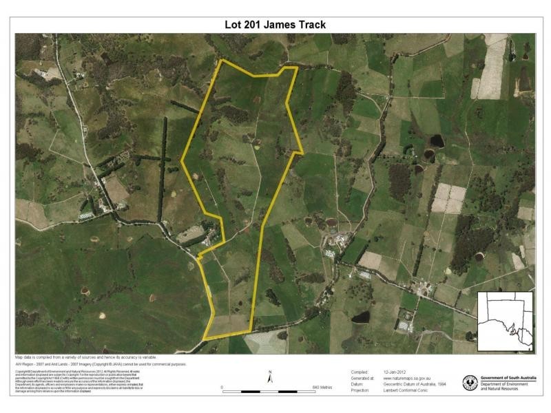 Lot 201 James Track, Myponga SA 5202