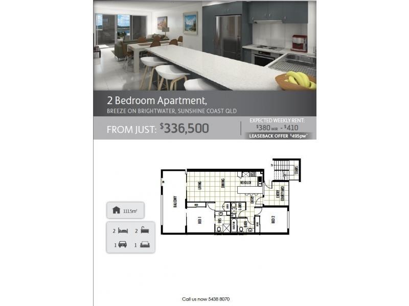 17/2-10 Galah Place, Brightwater, Mountain Creek QLD 4557