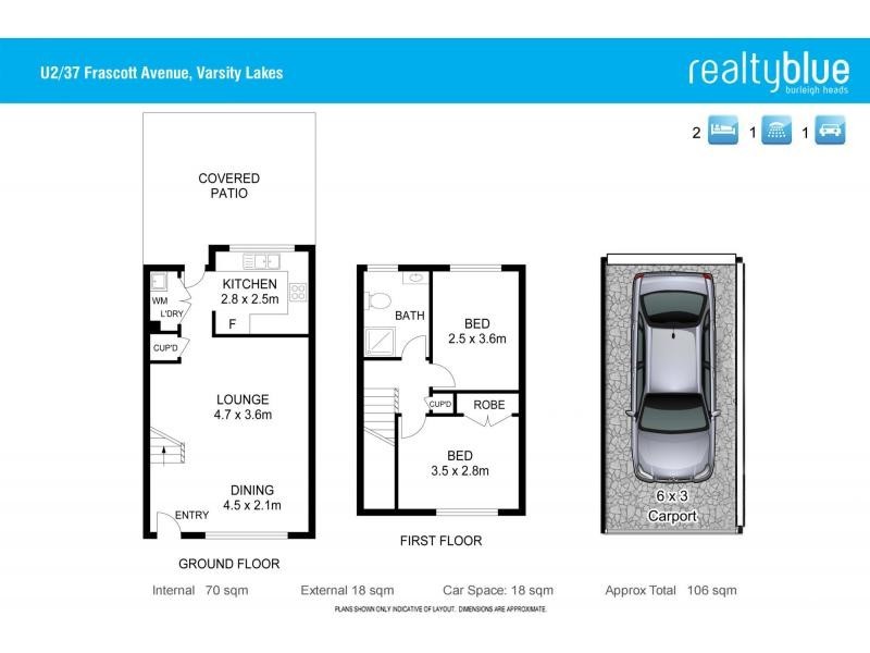 2/37 Frascott Avenue, Varsity Lakes QLD 4227