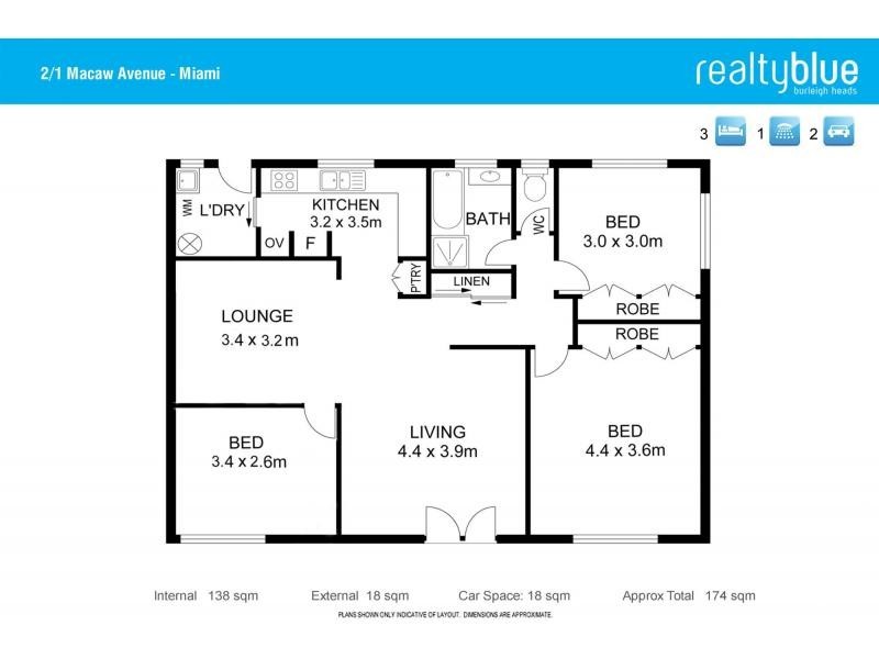 2/1 Macaw Avenue, Miami QLD 4220