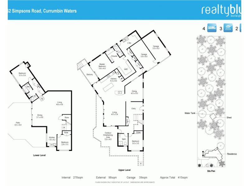 152 – 154 Simpsons Road, Currumbin Waters QLD 4223 Floorplan