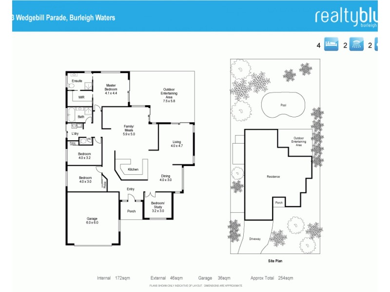 53 Wedgebill Parade, Burleigh Waters QLD 4220 Floorplan