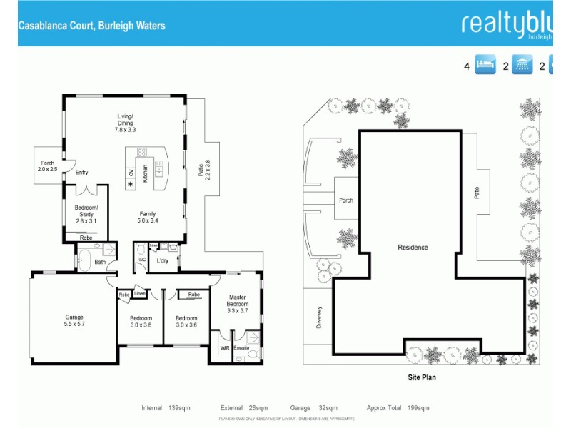 3 Casablanca Court, Burleigh Waters QLD 4220 Floorplan