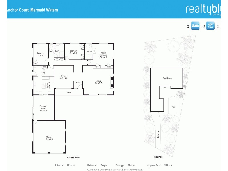 3 Anchor Court, Mermaid Waters QLD 4218 Floorplan
