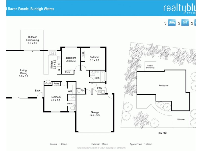 14 Raven Parade, Burleigh Waters QLD 4220 Floorplan