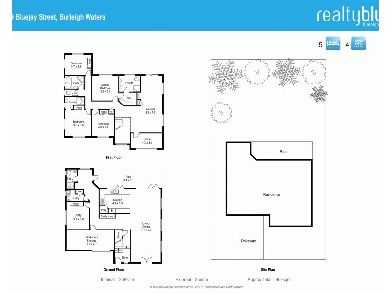 19 Bluejay Street, Burleigh Waters QLD 4220 Floorplan