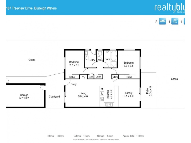 1/107 Treeview Drive, Burleigh Waters QLD 4220