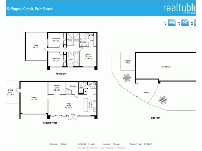 5/22 Magnoli Circuit, Palm Beach QLD 4221 Floorplan