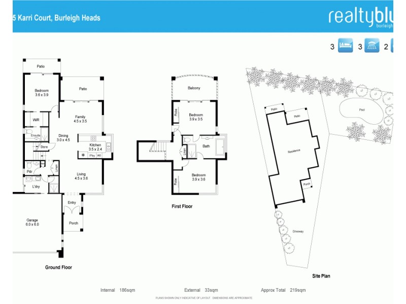 1/5 Karri Court, Burleigh Heads QLD 4220 Floorplan