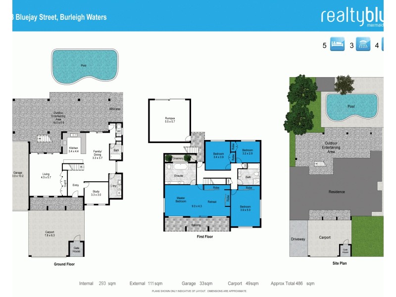 28 Bluejay Street, Burleigh Waters QLD 4220 Floorplan