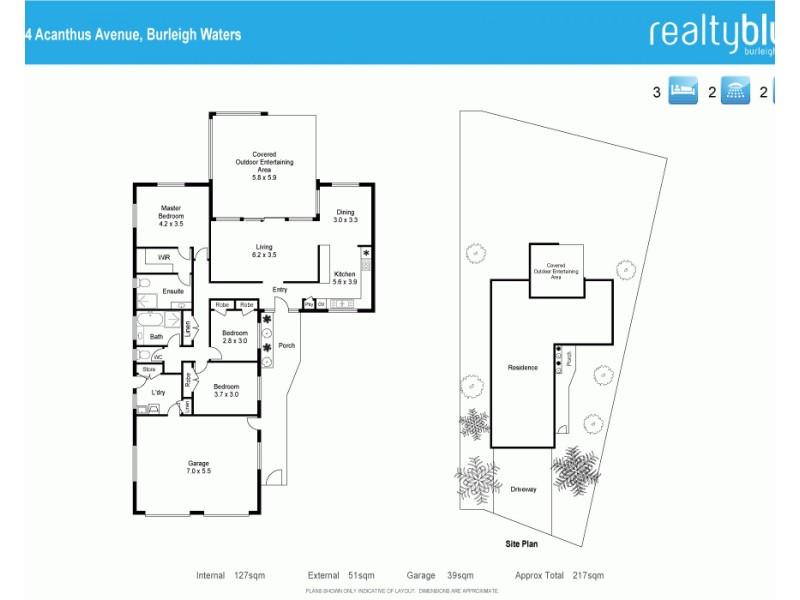 194 Acanthus Avenue, Burleigh Waters QLD 4220 Floorplan