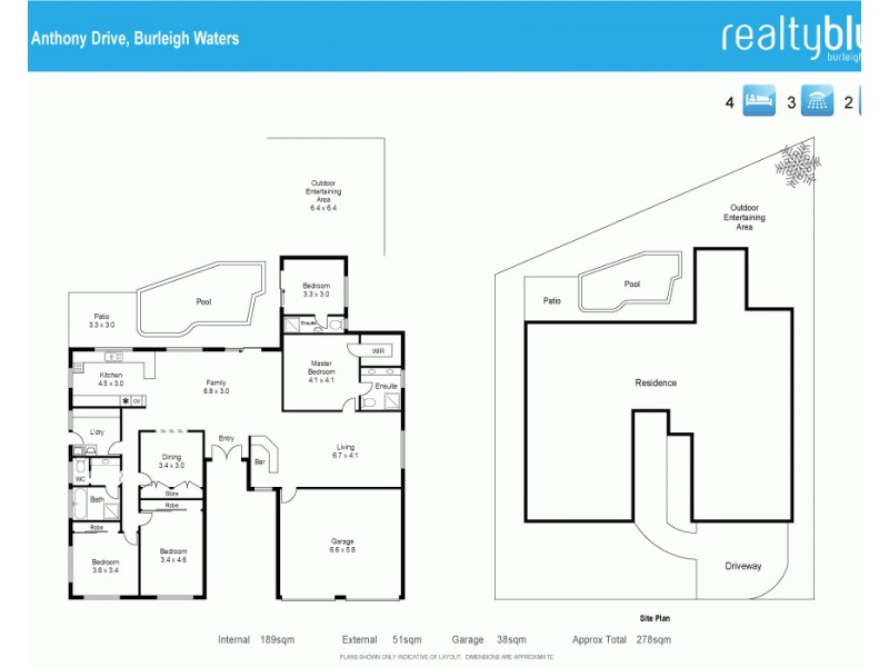 18 Anthony Drive, Burleigh Waters QLD 4220 Floorplan