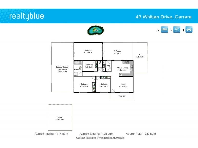 43 Whitian Drive, Carrara QLD 4211