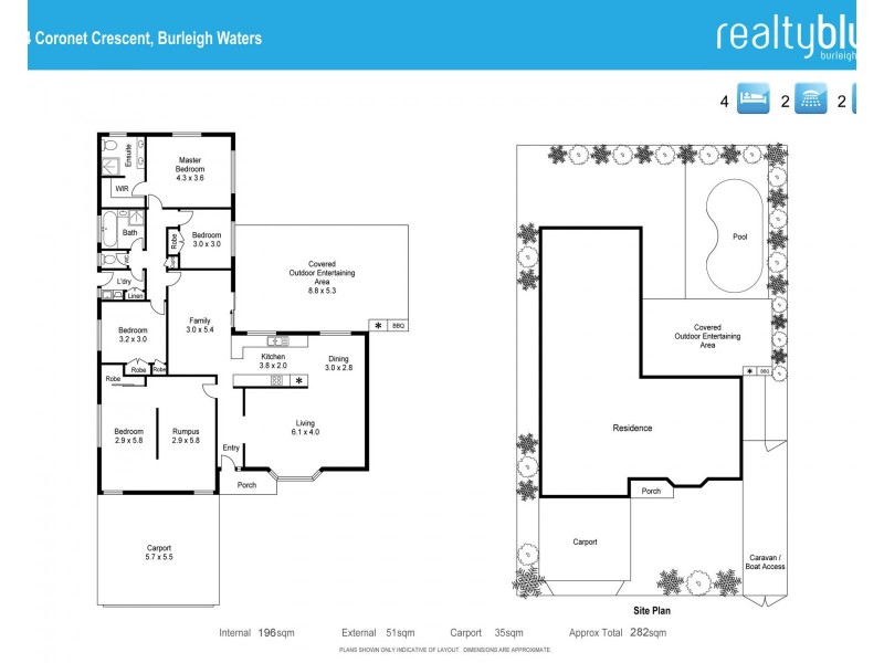 34 Coronet Cres, Burleigh Waters QLD 4220