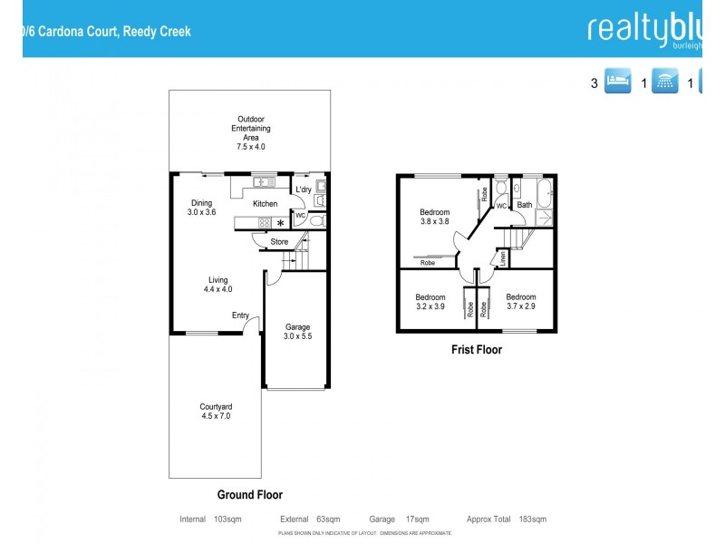 10/6 Cardona Court, Reedy Creek QLD 4227