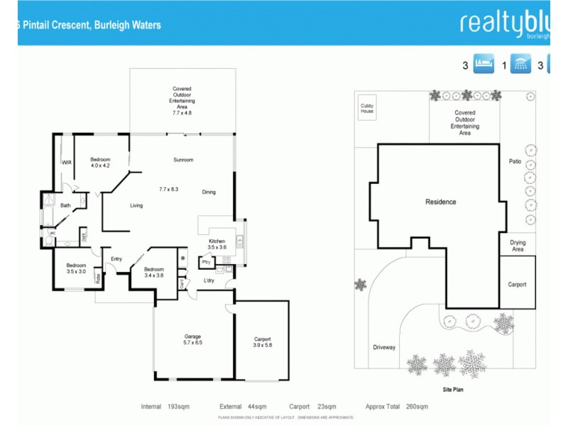 36 Pintail Cres, Burleigh Waters QLD 4220 Floorplan