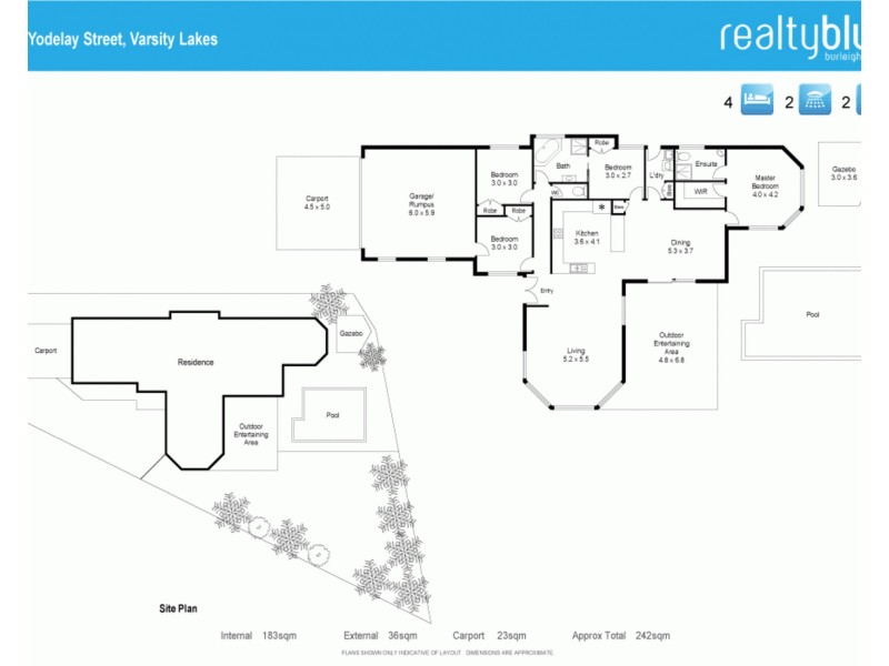 7 Yodelay St, Varsity Lakes QLD 4227 Floorplan