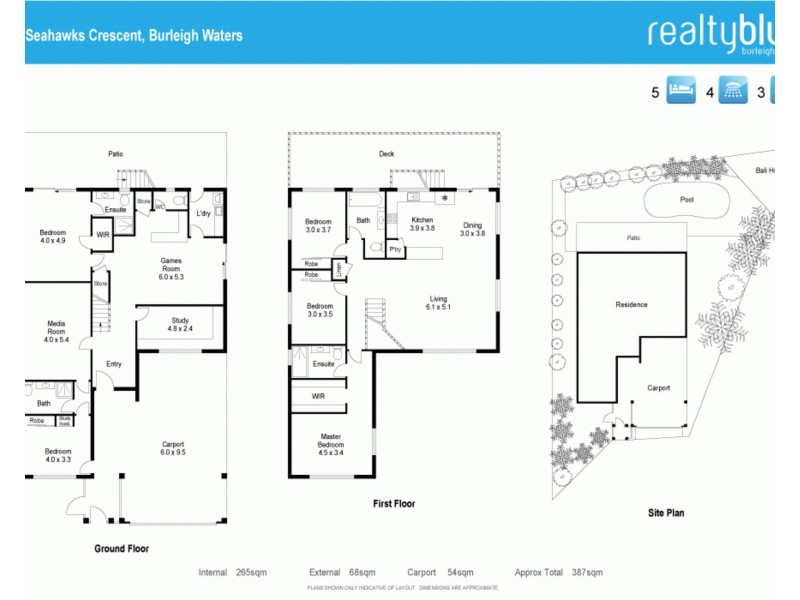 6 Seahawk Cres, Burleigh Waters QLD 4220 Floorplan