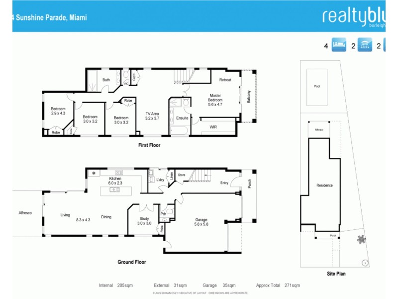 Miami QLD 4220 Floorplan
