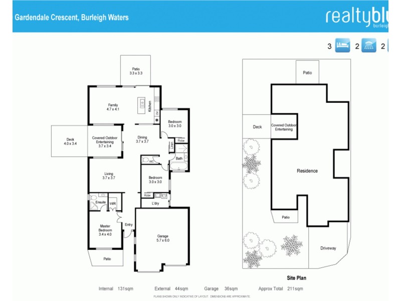 10 Gardendale Cres, Burleigh Waters QLD 4220 Floorplan
