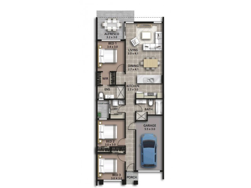 Coomera QLD 4209 Floorplan