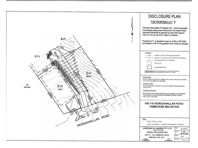 Lot 5, 106 Wongawallan Road, Tamborine Mountain QLD 4272