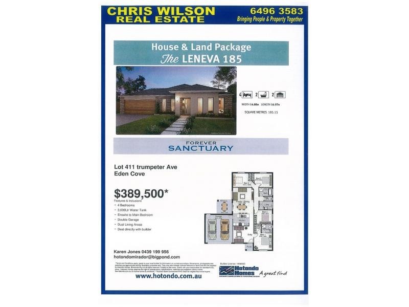 Lot 411 Trumpeter Avenue, Eden NSW 2551