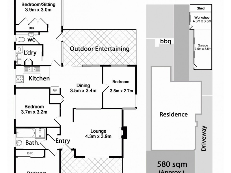 7 Arvern Avenue, Avondale Heights VIC 3034 Floorplan